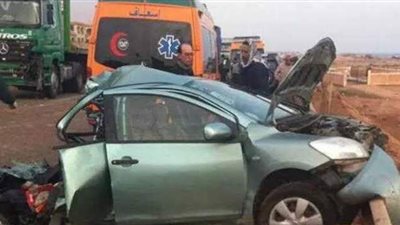 إصابة 4 أشخاص في حادثي سير بالمنيا