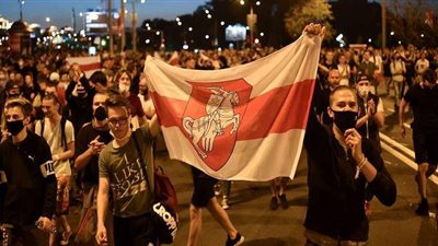المظاهرات تندلع  فى بيلاروسيا تزامنا مع أداء الرئيس لوكاشينكو اليمين