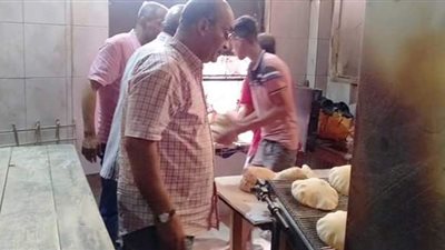مباحث التموين تحرر 13 مخالفة إنتاج خبز ناقص الوزن بالجيزة