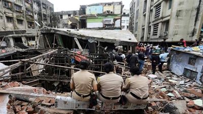 ارتفاع عدد قتلى انهيار مبنى من ثلاثة طوابق في الهند