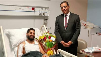 آخر تطورات الحالة الصحية لمصري تعرض للطعن في السعودية | صور