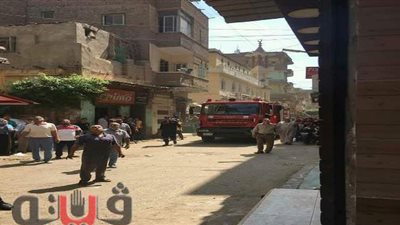 اندلاع حريق هائل بشقة سكنية في كفر الزيات