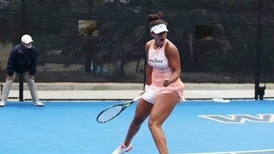 ميار شريف تفوز علي الأمريكية ماكنالى فى بطولة رولان جاروس للتنس