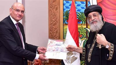 البابا تواضروس يستقبل القنصل المصرى العام بملبورن