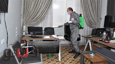 حملة مكبرة لتعقيم وتطهير ديوان عام محافظة الغربية