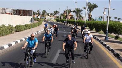 ماراثون للدراجات في شرم الشيخ للاحتفال بيوم السياحة العالمي