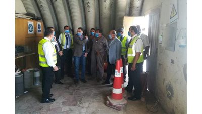 رئيس شركة مصر للطيران للخدمات الأرضية يتفقد محطة مطار  طابا