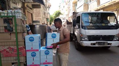 حملتين  لإزالة التعديات من شوارع الإسكندرية