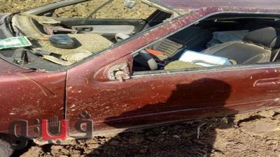 إصابة سيدة فى انقلاب سيارة نقل بالغربية