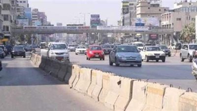 إعادة فتح طريق الأوتوستراد عقب انتهاء أعمال إنشاء كوبري جديد