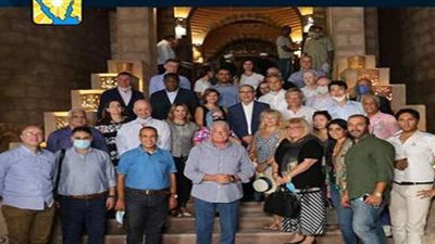 30 سفيرا يزورون مسجد الصحابة بشرم الشيخ