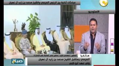 بالفيديو.. فهمي فايد: زيارة ولي عهد أبو ظبي للقاهرة مهمة للبلدين