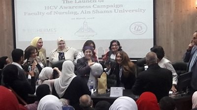 «تمريض عين شمس» تكرم ليلى علوي (صور)