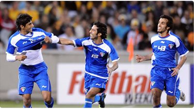 المنتخب الكويتى لكرة القدم يقيم 