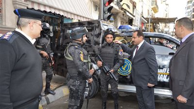 مدير أمن الإسكندرية يهنئ الأقباط بعيد الغطاس ويتفقد التأمينات