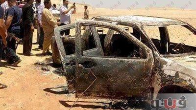«السيارة المتفحمة».. خدعة «داعش» في واقعة «أتوبيس الأقباط»!