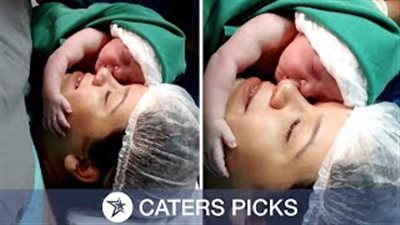 بالفيديو.. رضيعة تقبل والدتها لحظة لقائهما الأول