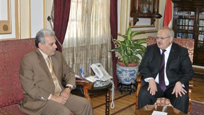 بالصور.. جابر نصار يزور الخشت ويهنئه بمنصب رئيس جامعة القاهرة
