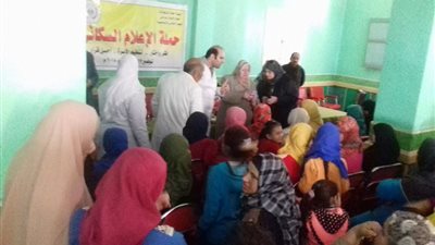 «صحة الإسماعيلية» تنظم قافلة طبية بقرية الشروق (صور)