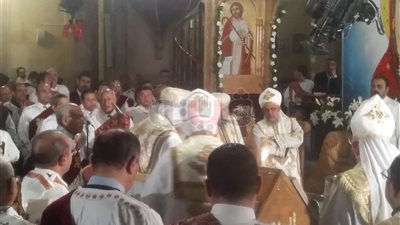 إقبال كبير على «مرقسية الإسكندرية» للاحتفال بعيد الغطاس