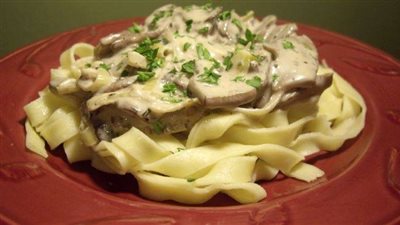 طريقة إعداد المكرونة بالمشروم من الشيف نيفين