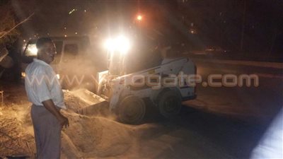 بالصور.. حملة نظافة ليلية بمدينة الخصوص