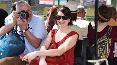 وفد ألماني يزور نادي الصيد ويشيد بالمنشآت (صور)