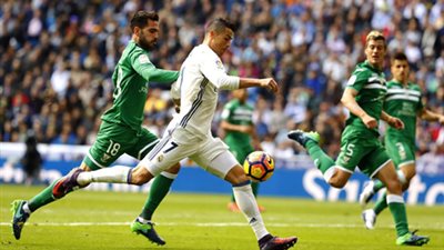 ريـال مدريد يتعادل سلبيا مع ليجانيس في الشوط الأول