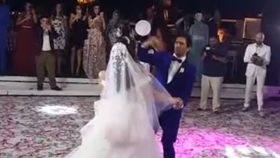 بالفيديو.. حسن الرداد وإيمي غانم يرقصان على أغنية «حط إيده ياه»