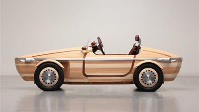 بالصور.. أول سيارة خشبية بالكهرباء من «تويوتا»