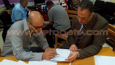 بالصور.. فريق «هندسة عين شمس» يتفقد فروع التأمين الصحي بالشرقية