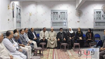 بالصور.. «حماة الوطن» بقليوب يقدم العزاء في ضحايا حادث المنيا