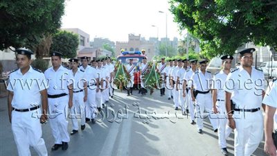 بدء مراسم تشييع جنازة شهيد «الكريمات» من داخل أكاديمية الشرطة