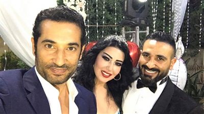 أول تعليق لعمرو سعد على زفاف شقيقه من سمية الخشاب