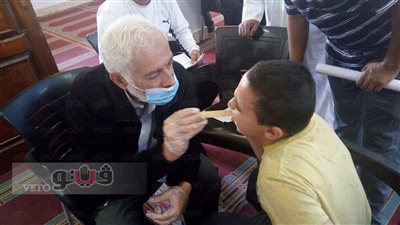 بالصور.. «وطن بلا فيروس» تفحص 300 حالة بالشرقية