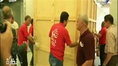 بالفيديو.. لحظة نقل سرير توت عنخ آمون إلى المتحف الكبير