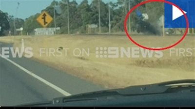 بالفيديو والصور.. سائق مخمور يتسبب في حادث مروع على طريق معاكس