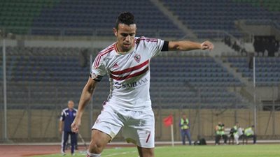 إصابة حازم إمام في العضلة الضامة بمباراة سموحة