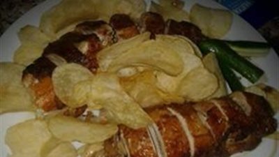 طريقة إعداد رول الدجاج بالخضار من الشيف ورد محمود