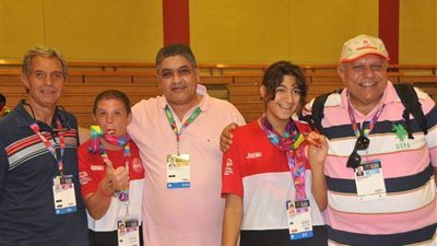 الرئيس الإقليمى يطمئن على استعدادات الفراعنة للألعاب العالمية بالنمسا