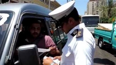 تحرير 6 آلاف مخالفة مرورية في حملة بشوارع الجيزة