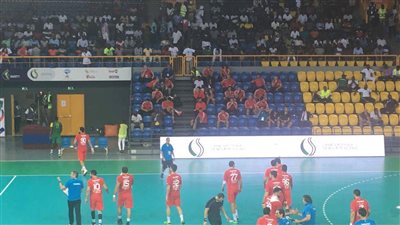 منتخب اليد يحضر مباراة تونس والجابون بأمم أفريقيا