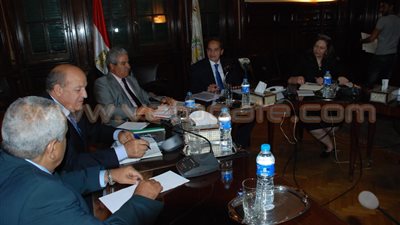 بالصور.. عصام فايد يستقبل بعثة الصندوق الدولي للتنمية الزراعية