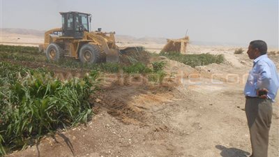 29 قرار إزالة تعديات على 70 فدانا مخصصة مقابر وظهير صحراوي بأسيوط