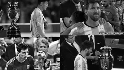 نحس 4 نهائيات وراء اعتزال «ميسي» اللعب دوليا