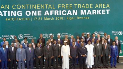 مصر و43 دولة أفريقية يوقعون اتفاق التجارة الحرة القارية