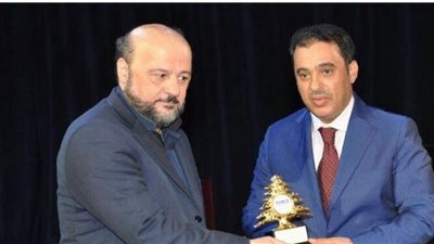 تكريم الإعلامي الكويتي فيصل المتلقم في لبنان