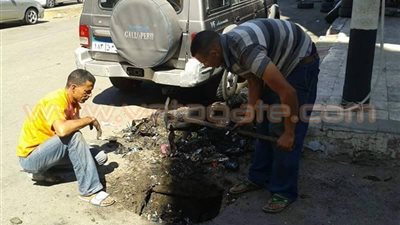 «ضواحي بورسعيد»: تطهير أكثر من 80 % من بالوعات المطر