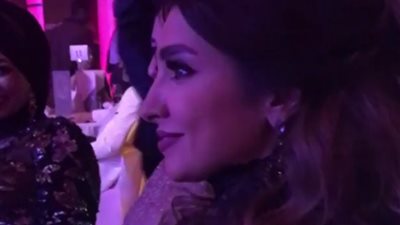 روجينا تنشر فيديو بصحبة رانيا يوسف من حفل أنغام في البحرين