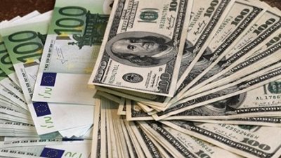 اليورو يرتفع 4 قروش.. والدولار يسجل 18.14 جنيها بختام التعاملات